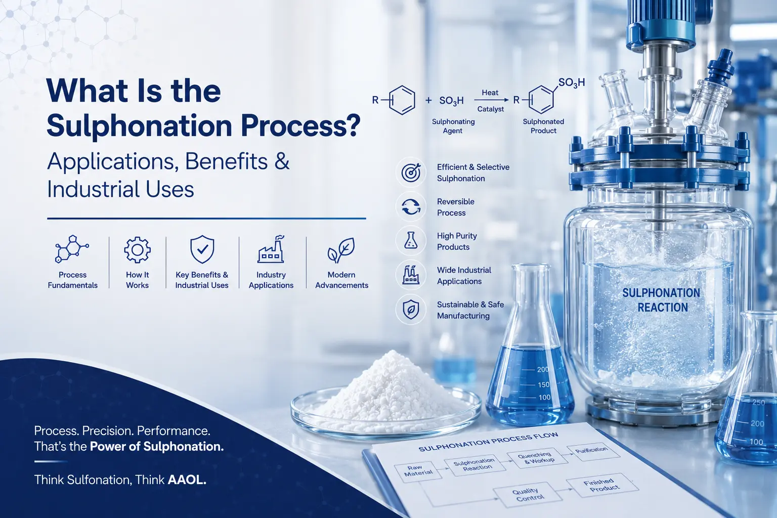 What Is the Sulphonation Process Applications, Benefits & Industrial Uses - AAOL India