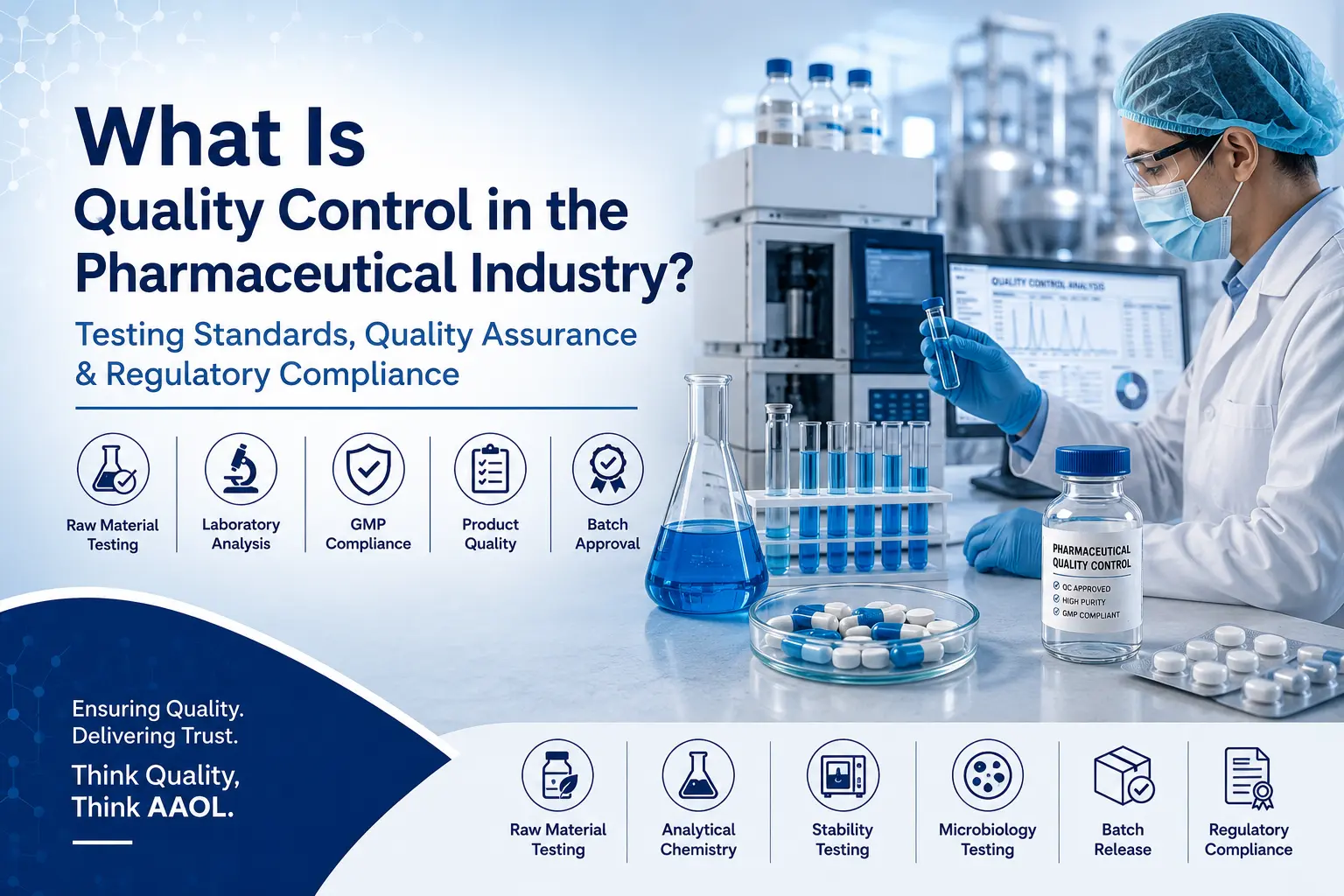 What is Quality Control in the Pharmaceutical Industry - Blog Banner Image